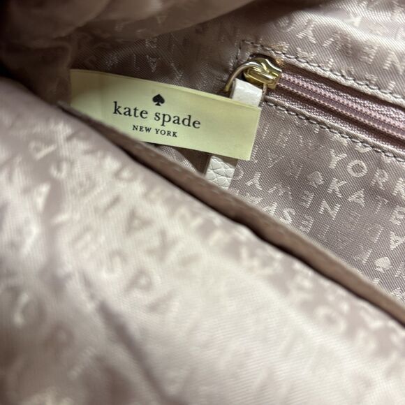 Kate Spade Michaela Chester Street Bag Blush Pebbled Leather Authentic - Picture 13 of 16